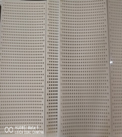 White Perforated HDPE Sheet in various thickness